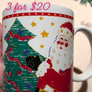 Signature Housewares Santa Xmas mug 3itemsfor$20